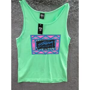 NWT Stussy Designs No 4 Men's Small Tank Top Sleeveless Shirt